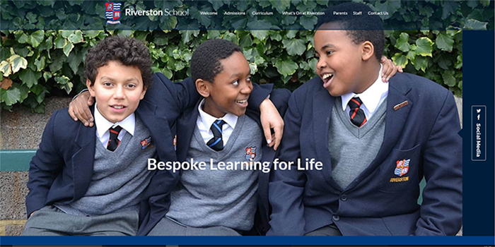 The Riverston School Website Design