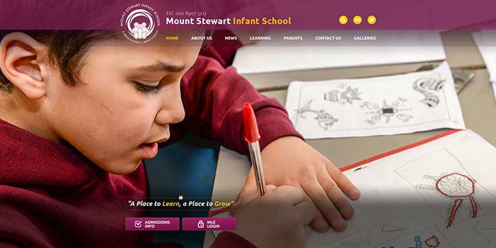 Mount Stewart Website Design