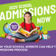 school admissions website